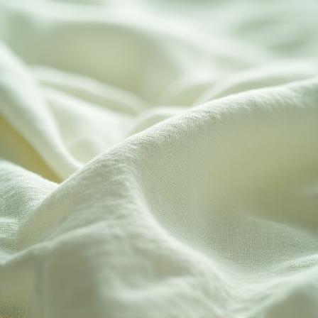 Close up of high thread count linen texture